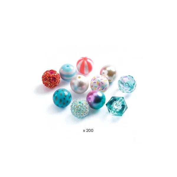 Perles bulles Argent - Djeco