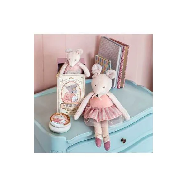 Petite souris rose La petite école de danse - Moulin Roty