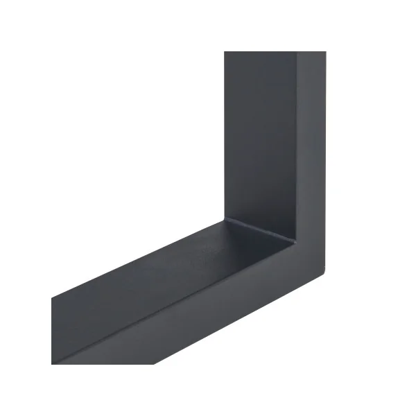 Pieds de Table Acier 30 x 43 cm Noir
