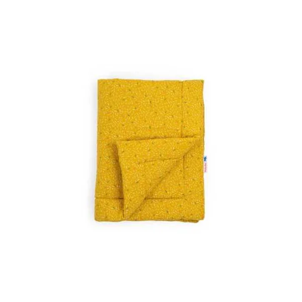 Plaid jaune Puce & Pilou - Moulin Roty
