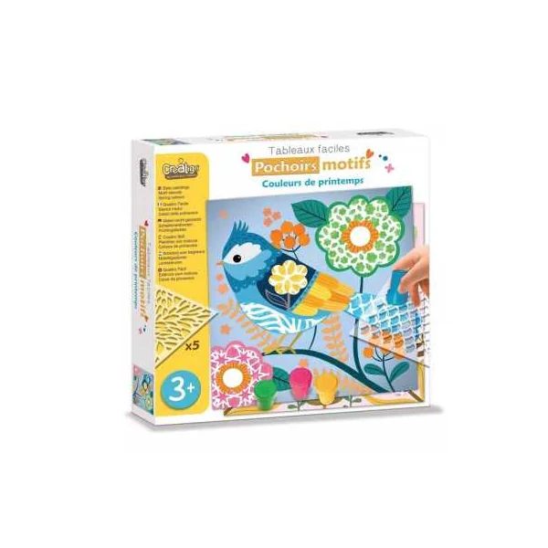 Pochoirs motifs couleurs du printemps - CréaLign'