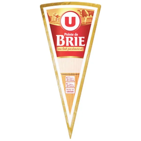 Pointe de Brie au lait pasteurisée, U (200 g)
