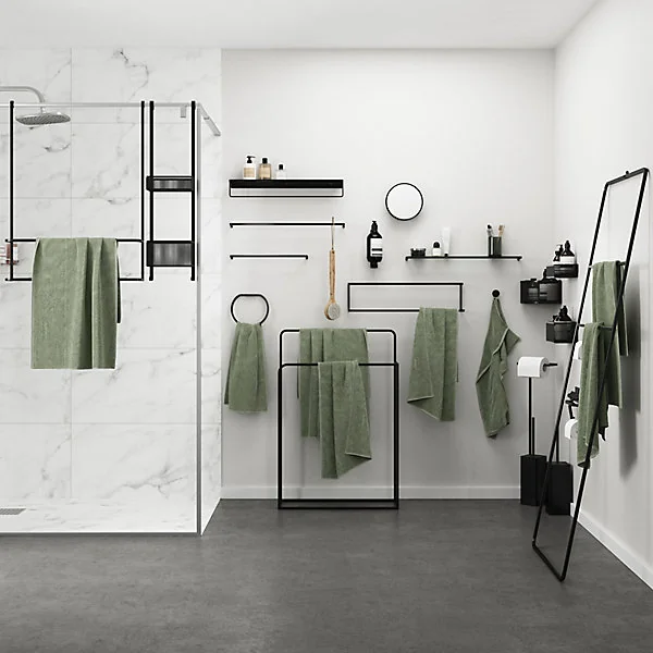 Porte distributeur de savon mural noir GoodHome Elland