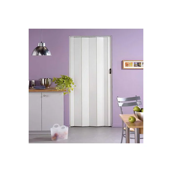 Porte extensible PVC blanc Cara 205 x 84 cm