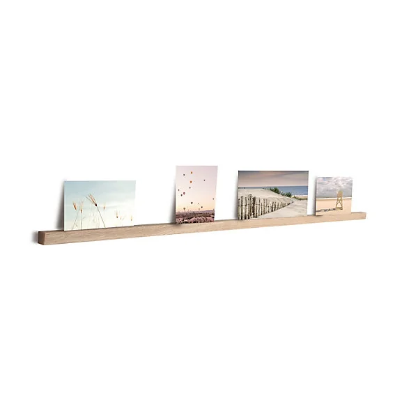 Porte photo effet bois l.50 cm Ariane