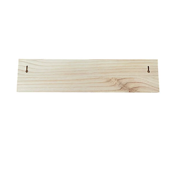 Porte photo effet bois l.50 x H.12 cm Ariane