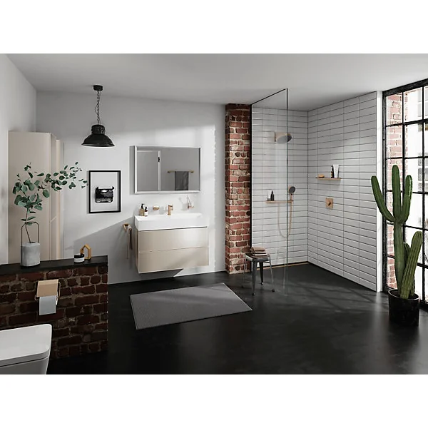 Porte rouleau papier toilette mural bronze Addstoris Hansgrohe