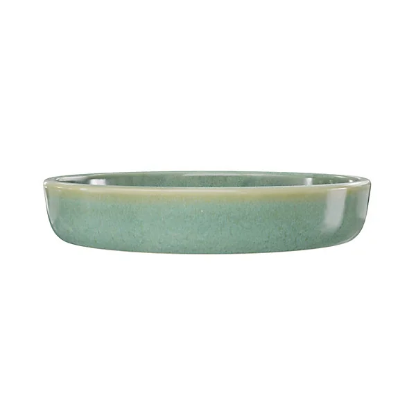 Porte savon vert en céramique Ø10,2 x H.2 cm, GoodHome Boann