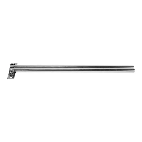 Porte serviette pivotant en métal chromé l.26 x H.85 x P.45,3 cm, Glomma