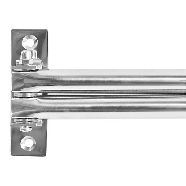 Porte serviette pivotant en métal chromé l.26 x H.85 x P.45,3 cm, Glomma