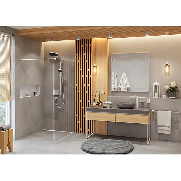 Porte serviettes 65 cm blanc mat Addstoris Hansgrohe