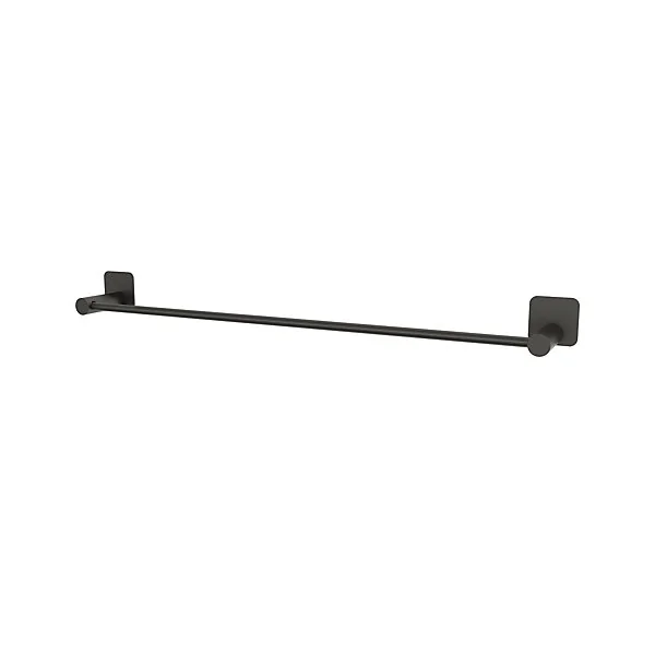 Porte serviettes acier noir Koros GoodHome 60 cm