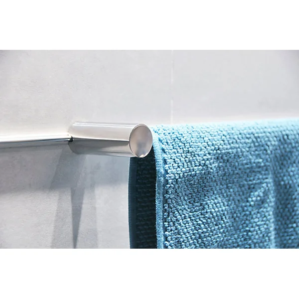 Porte serviettes mural à clipser inox L.60 cm Mat Inter Bilbao