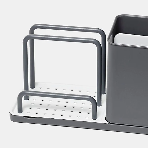 Porte ustensile de cuisine Datil GoodHome gris anthracite