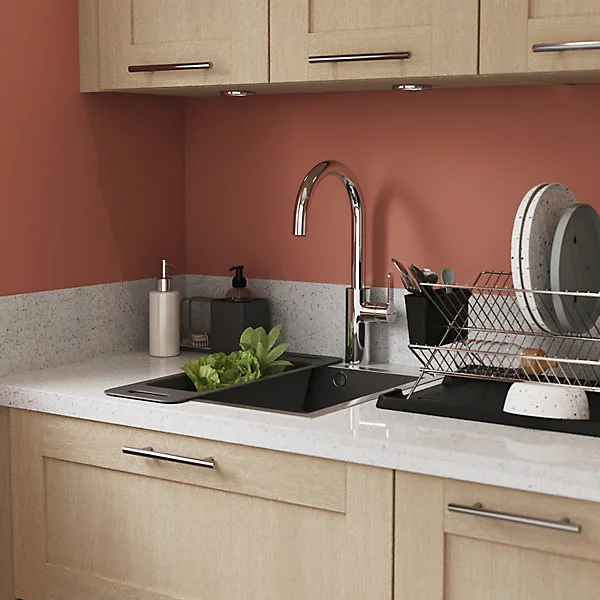Porte ustensile de cuisine Datil GoodHome gris anthracite