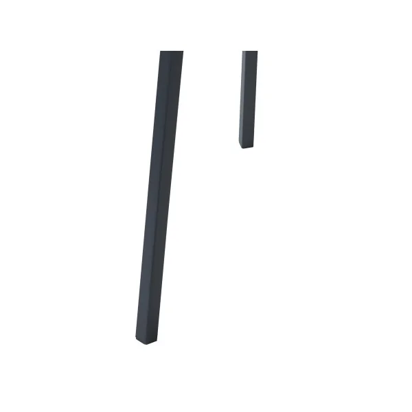 Portemanteau Acier Noir 48 x 48 x 179 cm à 3 Branches 1 Etagère