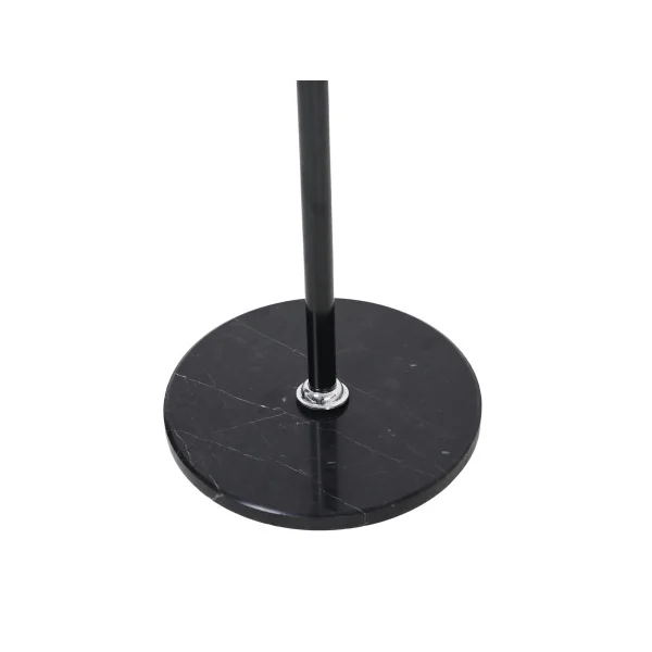 Portemanteau Acier Noir Finition Bois Design 37 x 172 cm