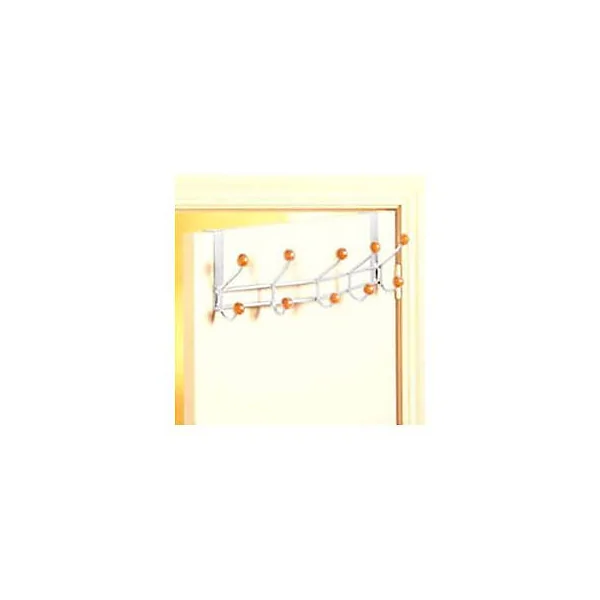 Porte-manteau à suspendre bois blanc Form Omaha 10 têtes
