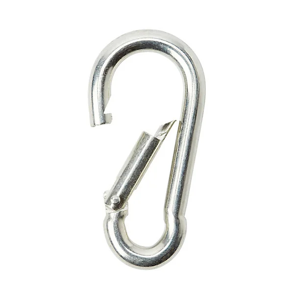 Porte-mousqueton type pompier Diall 8 cm