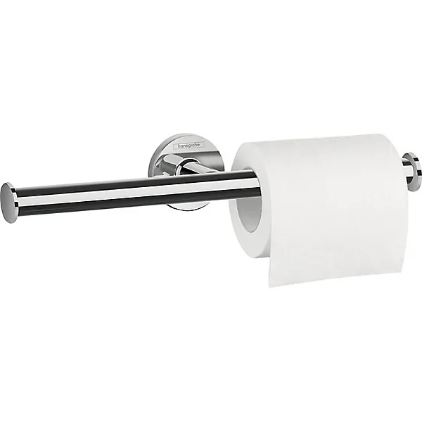 Porte-papier WC double Hansgrohe Logis Universal montage mural en laiton surface chromé