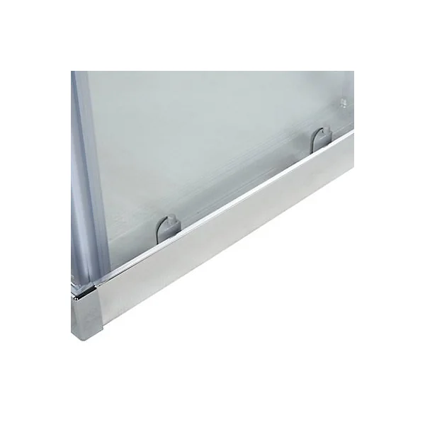 Portes de douche angle droit Cooke & Lewis Onega transparent 80 x 80 cm