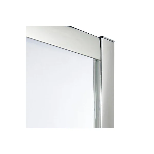 Portes de douche angle droit Cooke & Lewis Onega transparent 90 x 90 cm