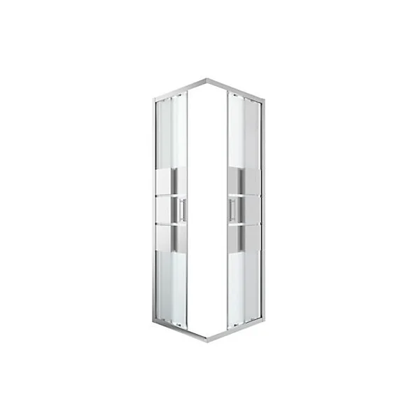 Portes de douche angle droit miroir GoodHome Beloya 70 x 70 cm