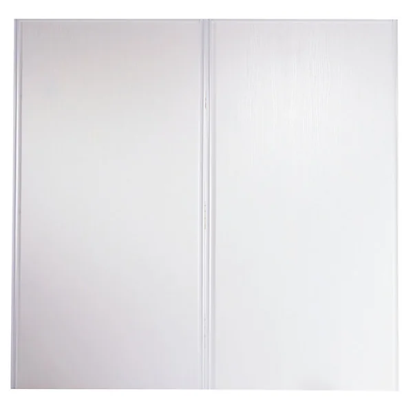 Portes de placard coulissantes blanches effet bois GoodHome Romero H. 120 x l. 60 cm, 2 portes