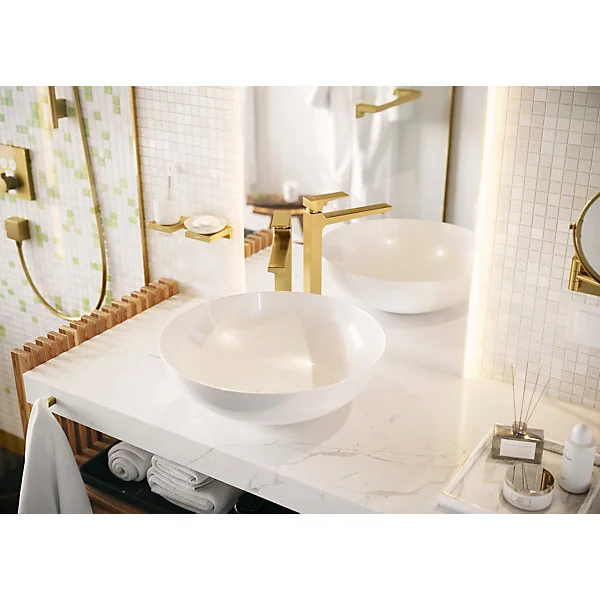 Porte-savon aspect doré poli Addstoris Hansgrohe