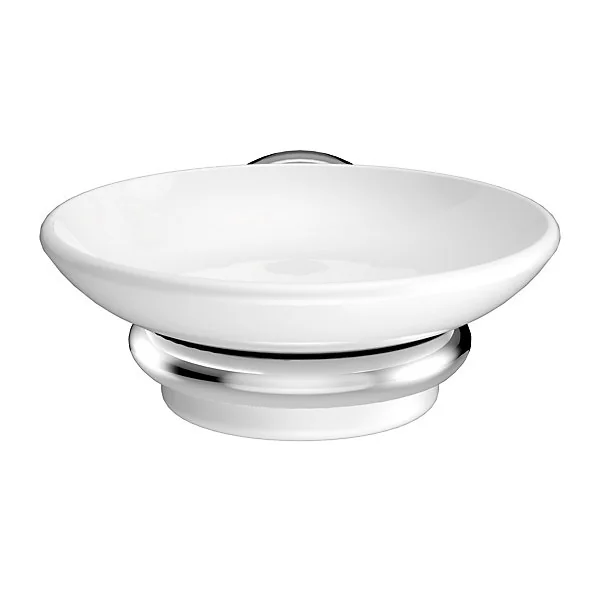 Porte-savon mural acier inoxydable chromé Endell GoodHome