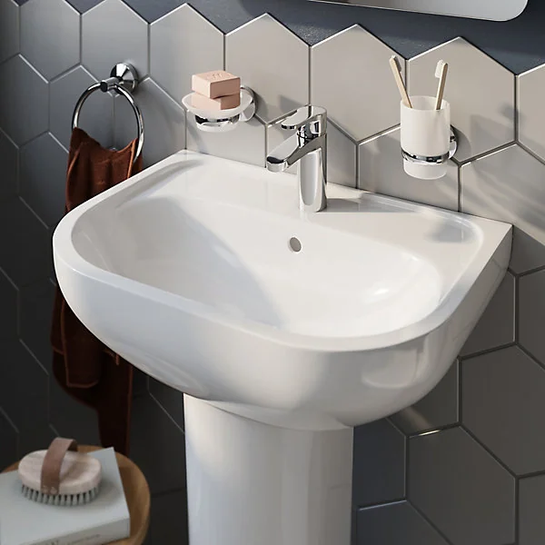 Porte-savon mural verre et chromé GoodHome Ormara