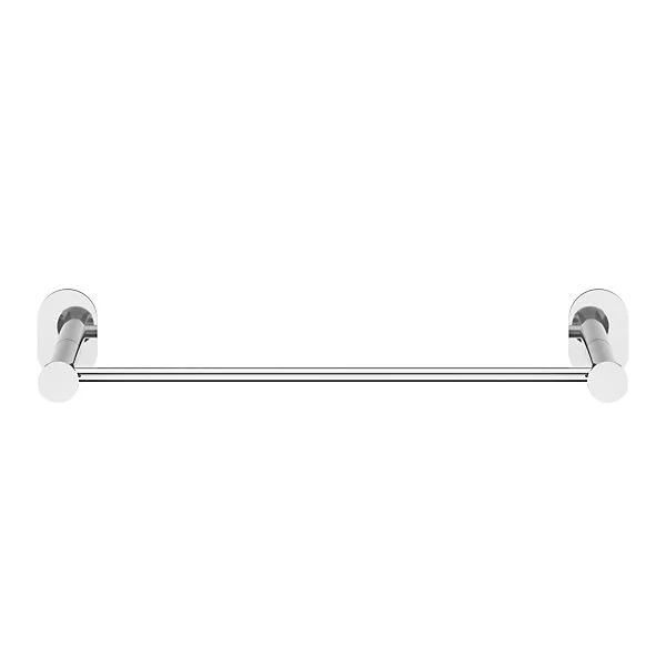 Porte-serviettes mural en acier inoxydable chromé l.40 cm Cavally GoodHome