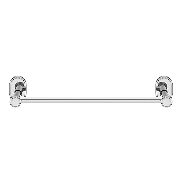 Porte-serviettes mural en acier inoxydable chromé l.40 cm Endell GoodHome
