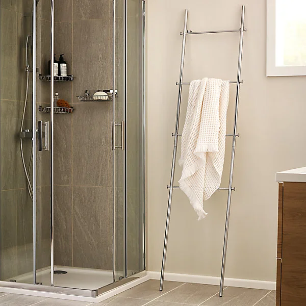 Porte-serviettes échelle Koros chromé GoodHome