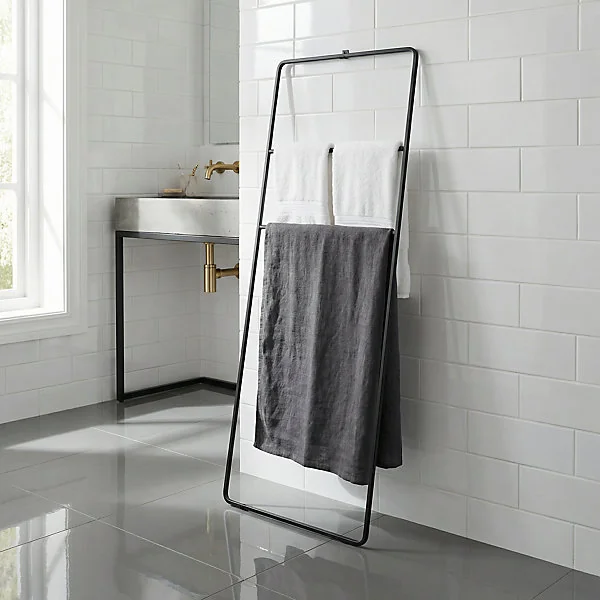Porte-serviettes échelle noir GoodHome Elland