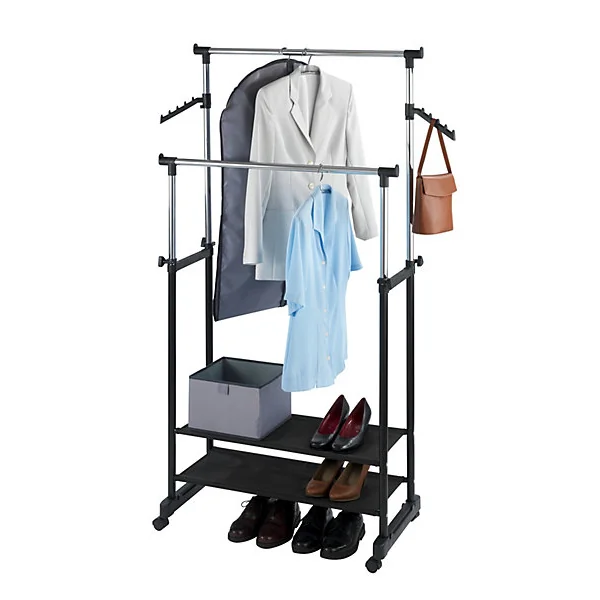 Porte-vêtement extensible H. 169 cm x L. 89,5 cm Wenko noir