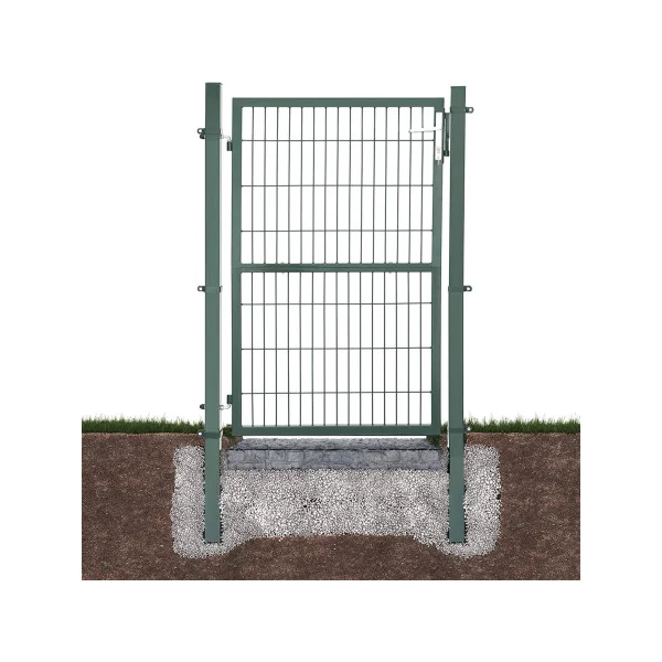 Portillon de Jardin Vert Portillon de Clotûre Maille Soudée 106x200 cm