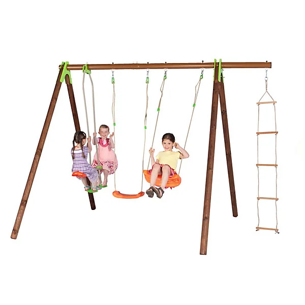 Portique de jeux en bois et métal Deko