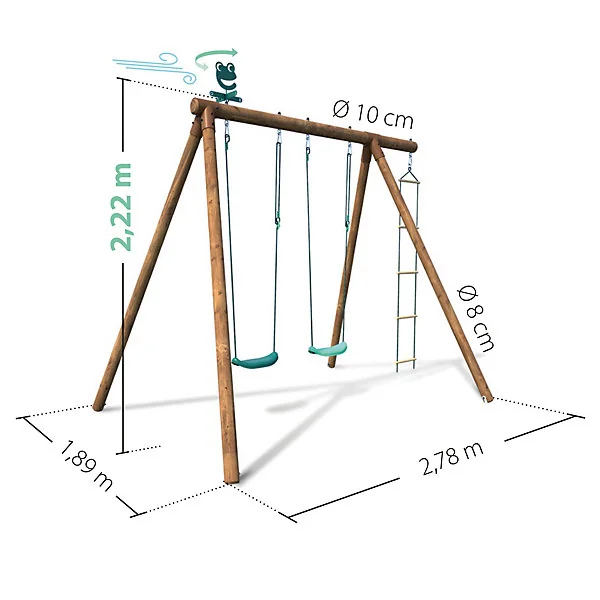 Portique de jeux en bois Soulet Arthur