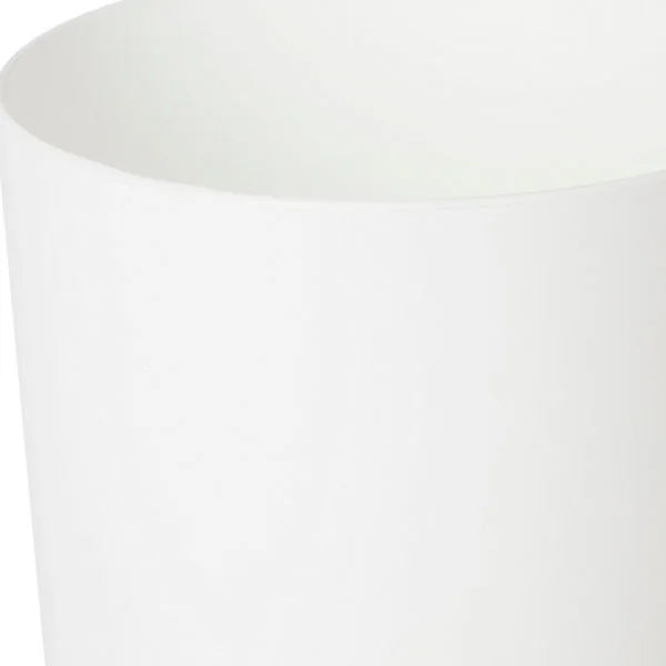 Pot rond plastique blanc ø21 cm
