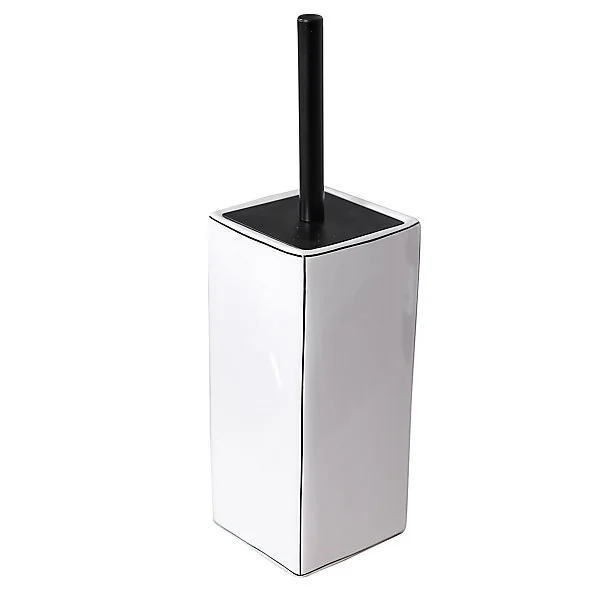 Pot à balai Aetna blanc et noir GoodHome