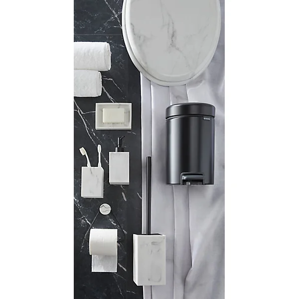 Pot à balai WC Elland marbre GoodHome