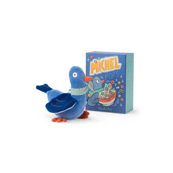 Poupée hochet pigeon Michel Puce & Pilou - Moulin Roty