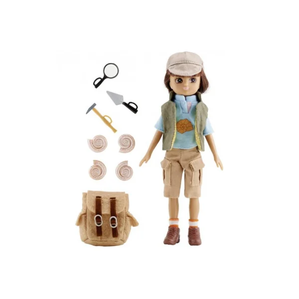 Poupée Lottie chasseur de fossiles