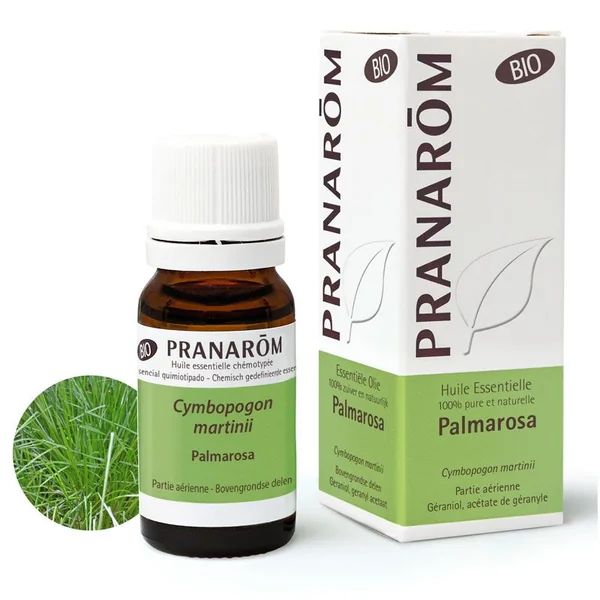 Pranarom Palmarosa Bio 10 ml - Huile essentielle