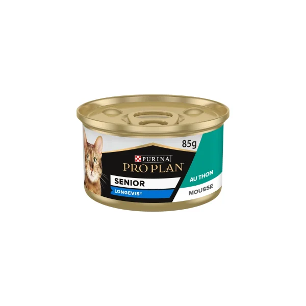 PRO PLAN BOITE ADULTE +7 MOUSSE THON 85 GR