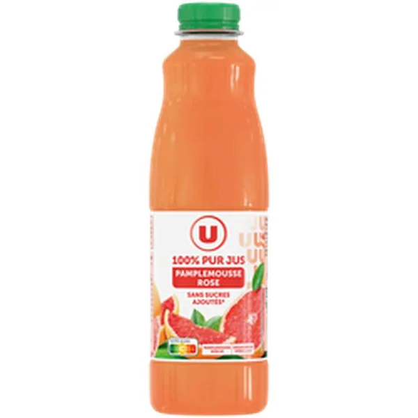 Pur jus de pamplemousse rose, U (1 L)