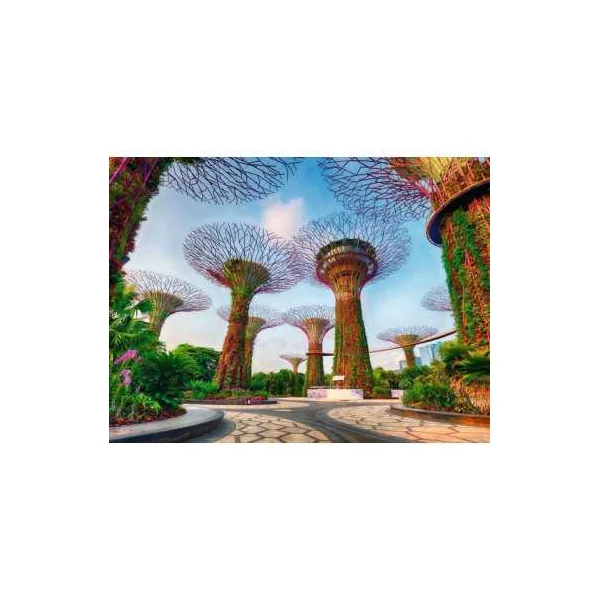 Puzzle 1500 pièces Jardin de la baie de Singapour - Ravensburger