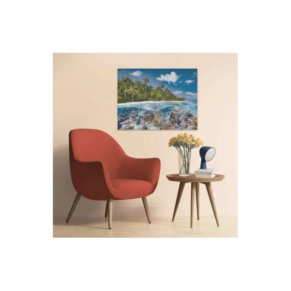 Puzzle 2000 pièces Une plongée aux Maldives - Ravensburger