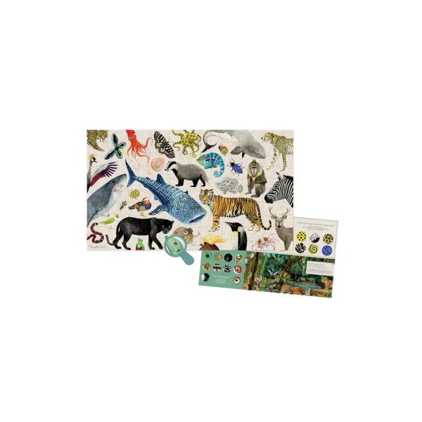 Puzzle 200 pièces les animaux du monde - Moulin Roty